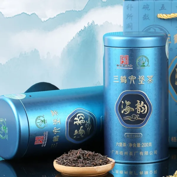 Sanhe HaiYun Aged Liubao Tea Blue-6