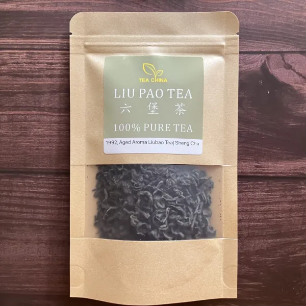 1992,Aged Aroma Liubao Tea,Sheng Cha Dark Tea Liubao Tea Teachina