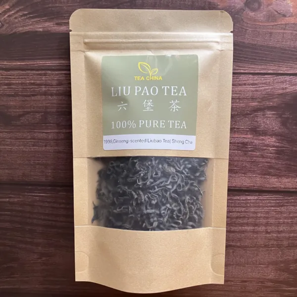 1998,Ginseng-scented Liubao Tea,Sheng Cha