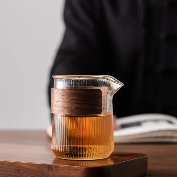 Japanese Style Half Handmade Glass Gongdao Bei(Fairness Cup)