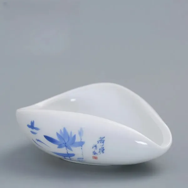 Kung Fu Tea Accessories for Brewing And Appreciation, White Porcelain Tea Measure(茶则)