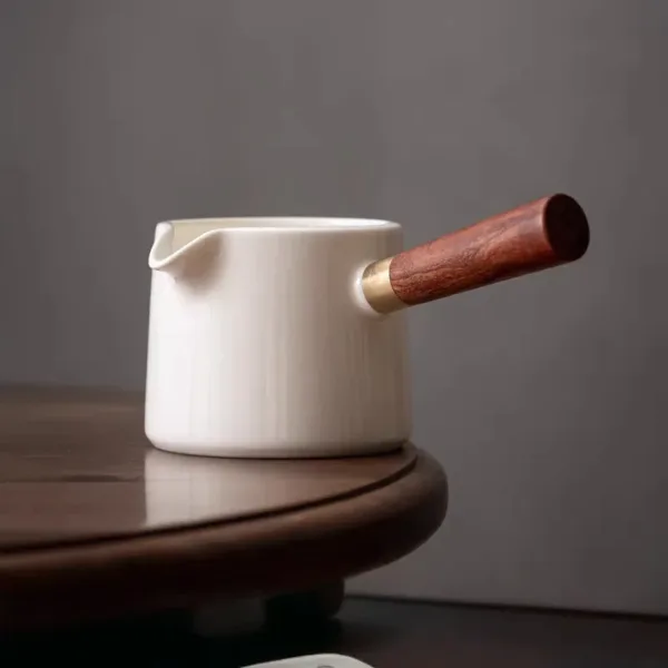 Sheep-Fat Jade-like White Porcelain Gongdao Cup (Fairness Cup) - Image 4