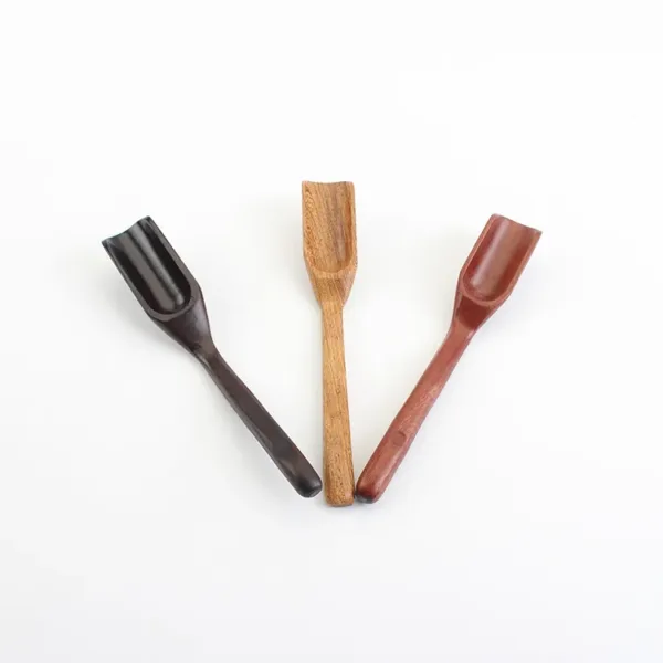 Tea Ceremony Kung Fu tea Set Accessories Solid wood Teaspoon