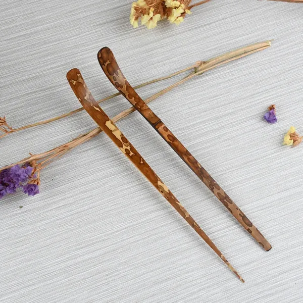 Simple Handmade Bamboo Tea Needle and Tea scoop (茶针和茶拔) - Image 5