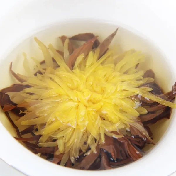 Yunnan Dianhong Gong fu Tea Chrysanthemum Dragon Ball Hydrangea(滇红菊花龙珠绣球) - Image 5