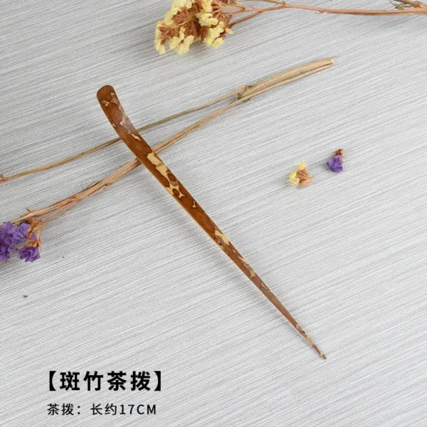 Simple Handmade Bamboo Tea Needle and Tea scoop (茶针和茶拔) - Image 3