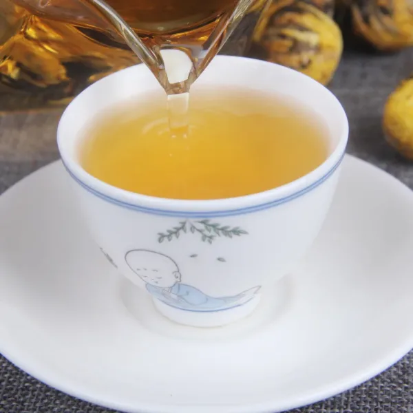 Yunnan Dianhong Gong fu Tea Chrysanthemum Dragon Ball Hydrangea(滇红菊花龙珠绣球) - Image 4