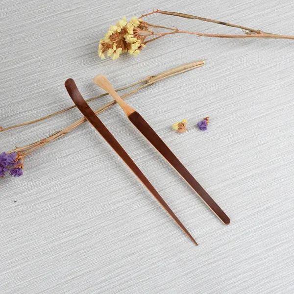 Simple Handmade Bamboo Tea Needle and Tea scoop (茶针和茶拔) - Image 8