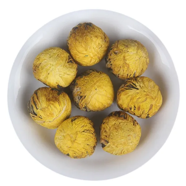 Yunnan Dianhong Gong fu Tea Chrysanthemum Dragon Ball Hydrangea(滇红菊花龙珠绣球) - Image 6