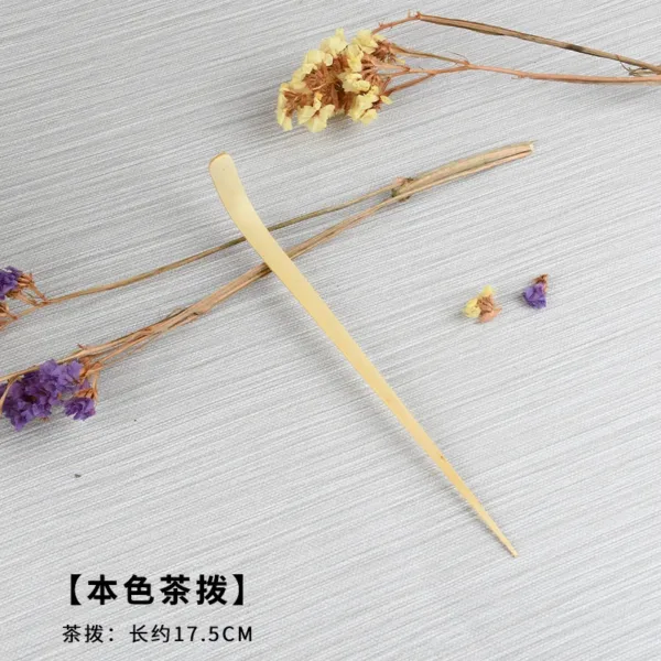 Simple Handmade Bamboo Tea Needle and Tea scoop (茶针和茶拔)