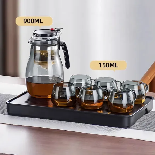 Water Separation Teapot Household Glass Elegant Tea Sets - Image 8