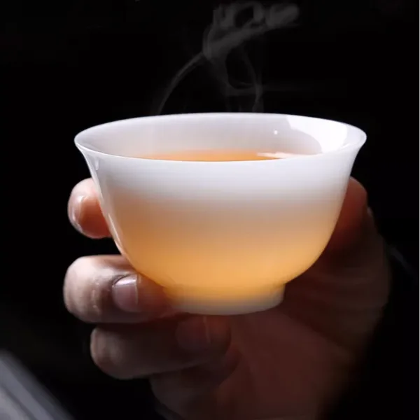 Ice-Type White Porcelain Tea Cups(冰种品茗杯) - Image 2