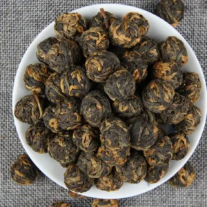 Yunnan Dianhong Black Guongfu Tea Jin Zhu Xiu Qui(滇红金球)