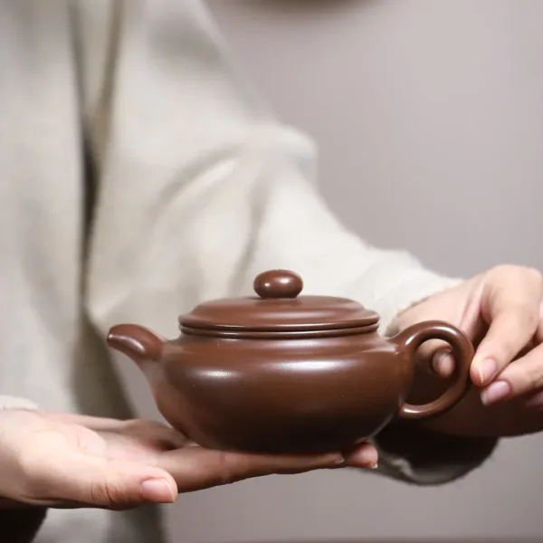 Hand-Made Classic And Ancient Style Purple Clay Teapot(仿古壶) - Image 5