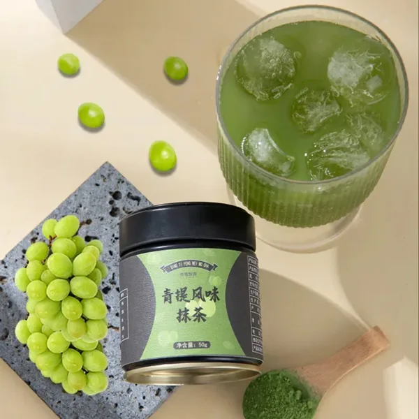 Natural Matcha Flavor Milk Tea Matcha Powder(抹茶粉) - Image 2