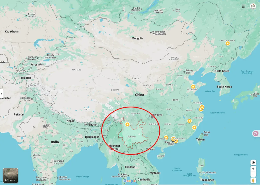 Top 4 Puerh Tea Regions in Yunnan