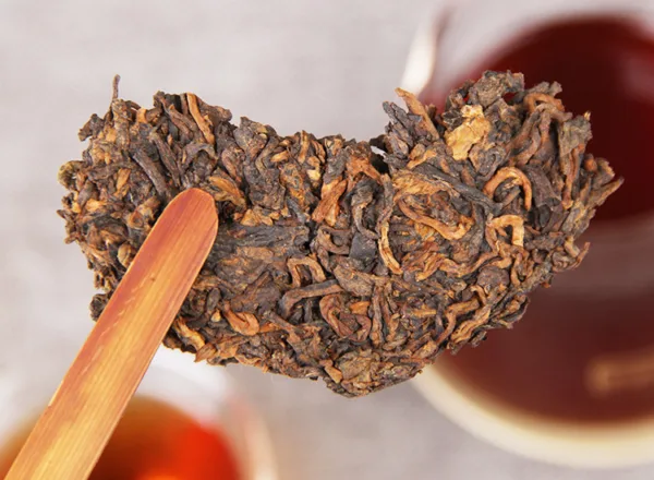 2006 Iceland Pu'erh ripe ancient tree tea Golden Sprout Yunnan Seven Seed Cake